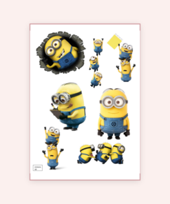 Eetbare print Minions 3D