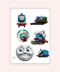 Eetbare print Thomas de Trein 3D