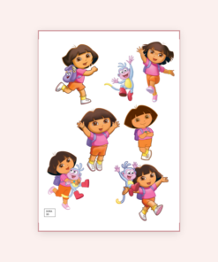 Eetbare print Dora the Explorer 3D
