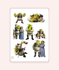Eetbare print Shrek 3D