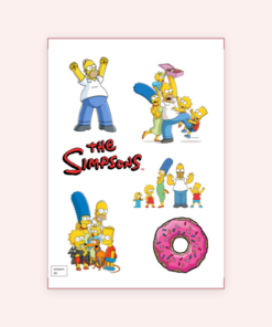 Eetbare print Simpsons 3D