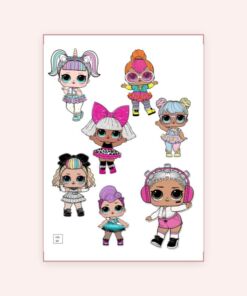 Eetbare print Lol Suprise 3D