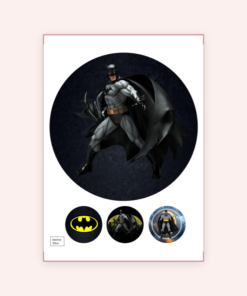 Eetbare print Batman 3D