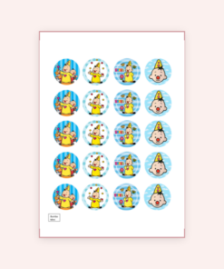 Eetbare print Bumba Cupcakes Mini