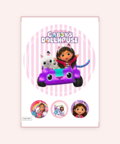 Eetbare print Gabby Dollhouse 20cm