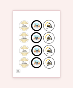 Eetbare print Umrah Thema Cupcakes