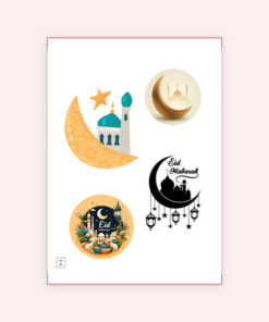 Eetbare print Eid Mubarak Thema 3D