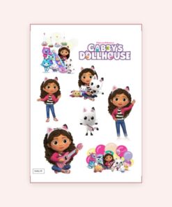 Eetbare print Gabby Dollhouse 3D