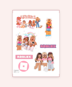 Eetbare print Roblox Pink 3D