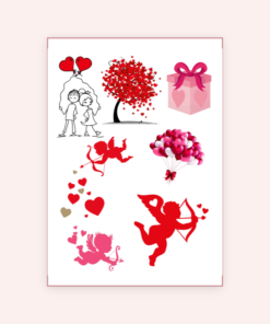 Eetbare print Valentijn 3D