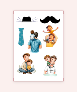 Eetbare print Vaderdag 3D