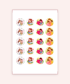 Eetbare print Moederdag Cupcakes Mini