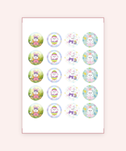 Eetbare print Easter Cupcakes Mini
