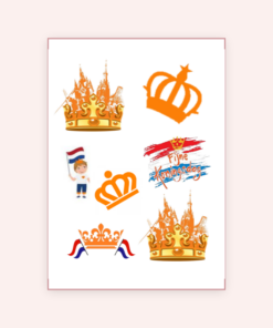 Eetbare print Koningsdag 3D