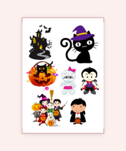 Eetbare print Halloween 3D