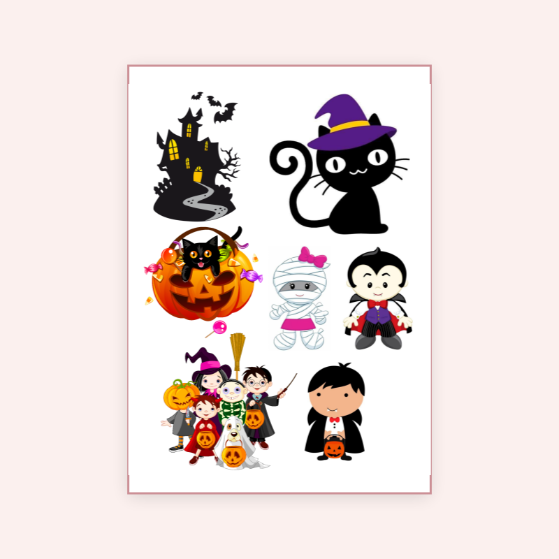 Eetbare print Halloween 3D