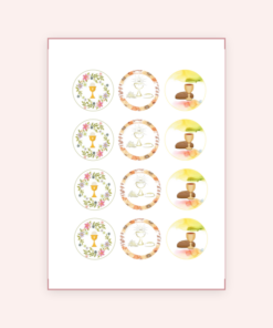 Eetbare print Communie Cupcakes