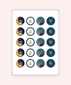 Eetbare print Ramadan Cupcakes Mini