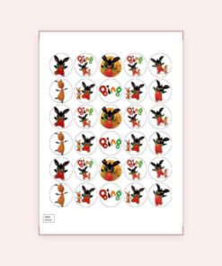 Eetbare print Bing cupcake mini
