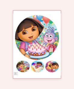 Eetbare print Dora 20cm