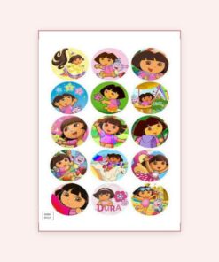 Eetbare print Dora Cupcake