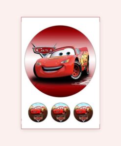 Eetbare print Cars 20cm