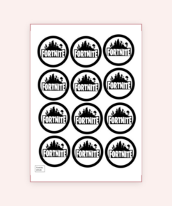 Eetbare print Fortnite Cupcake