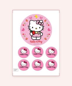 Eetbare print Hello Kitty 15cm
