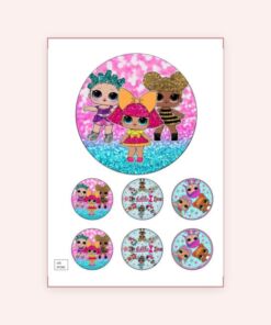 Eetbare print Lol Surprise 15cm