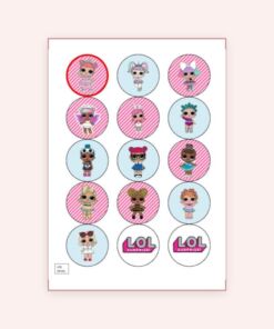 Eetbare print Lol Surprise Cupcake