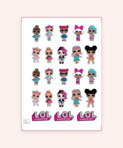 Eetbare print Lol Surprise mini