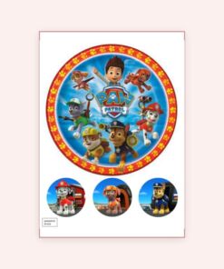 Eetbare print Paw Patrol 20cm
