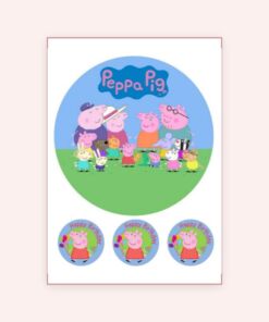 Eetbare print Peppa Pig 20cm
