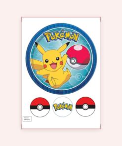 Eetbare print Pokemon 20cm