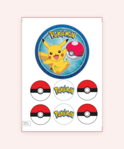 Eetbare print Pokemon 15cm