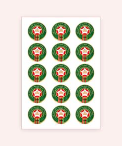 Eetbare print Marokkaanse bond 15 stuks (ca. 5 cm)