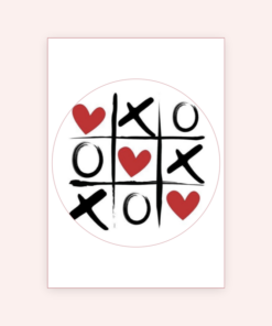 Eetbare print Valentijn Rond 1 stuk (ca. 20cm)