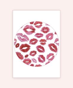 Eetbare print Valentijn Rond 1 stuk (ca. 20cm)