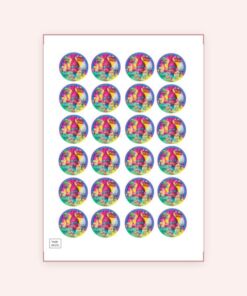 Eetbare print Trolls Cupcake Mini
