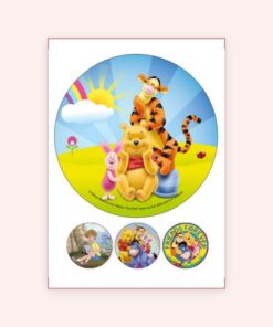 Eetbare print Winnie De Poeh 20cm