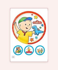 Eetbare print Caillou 20cm
