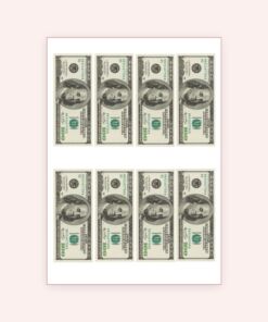 Eetbare print Dollar