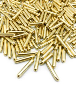 Gold Rods – without E171 | Happy Sprinkles (90 g)