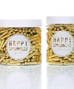 Alternative view of Gold Rods – without E171 | Happy Sprinkles (90 g)